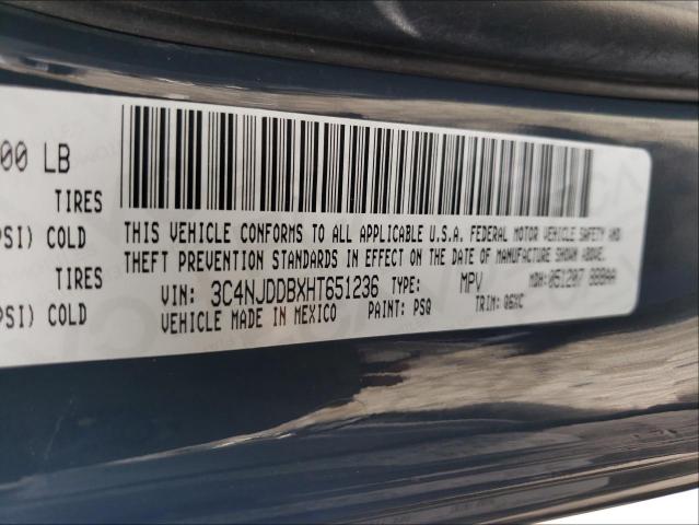 2017 JEEP COMPASS TR 3C4NJDDBXHT651236