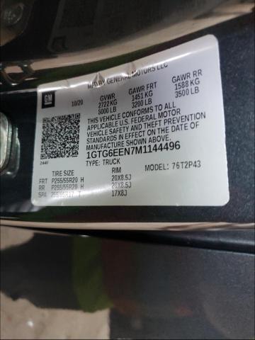 2021 GMC CANYON DEN 1GTG6EEN7M1144496