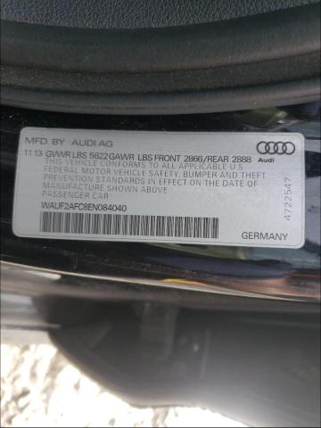 2014 AUDI S6 WAUF2AFC8EN084040