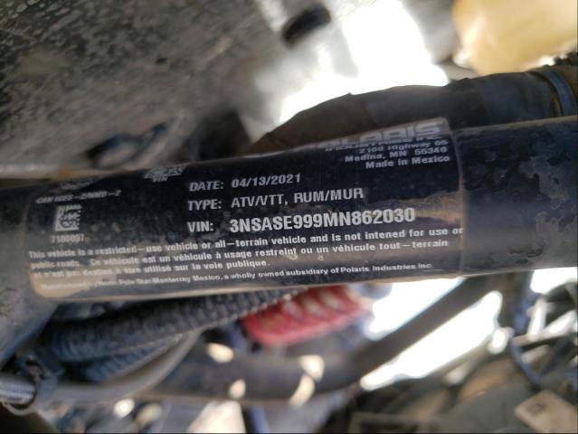 2021 POLARIS RZR TRAIL 3NSASE999MN862030