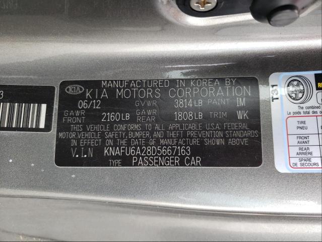 2013 KIA FORTE EX KNAFU6A28D5667163