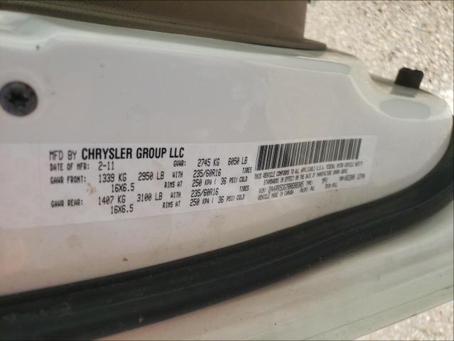2011 CHRYSLER TOWN&COUNT 2A4RR5DG7BR698305