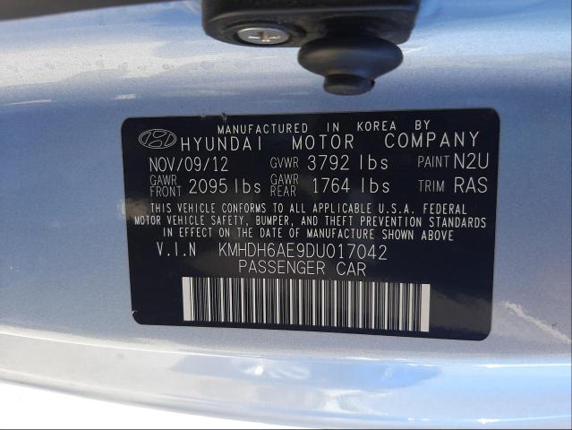 2013 HYUNDAI ELANTRA CO KMHDH6AE9DU017042