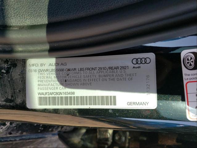 2016 AUDI S6 PREMIUM WAUF2AFC8GN163498