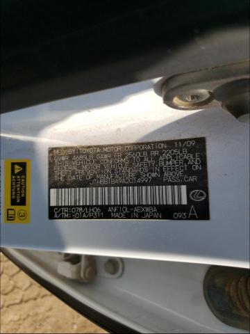 2010 LEXUS HS 250H JTHBB1BA9A2014997