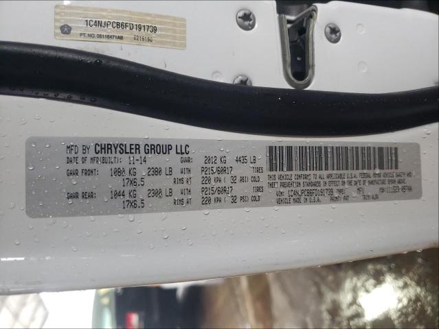 2015 JEEP PATRIOT LI 1C4NJPCB6FD191739