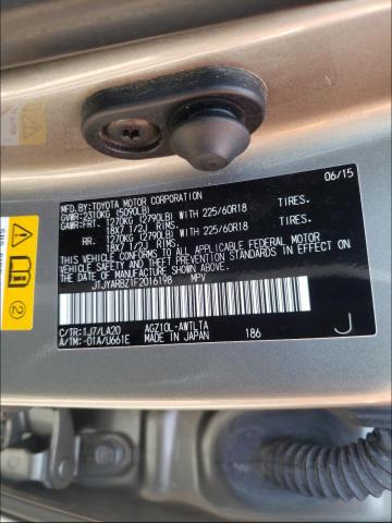 2015 LEXUS NX 200T JTJYARBZ1F2016198