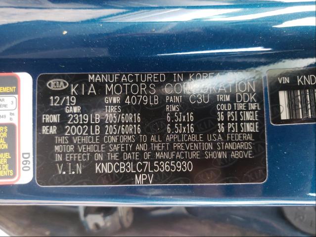 2020 KIA NIRO LX KNDCB3LC7L5365930