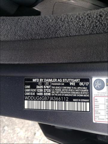 2018 MERCEDES-BENZ S 450 WDDUG6GB7JA366112