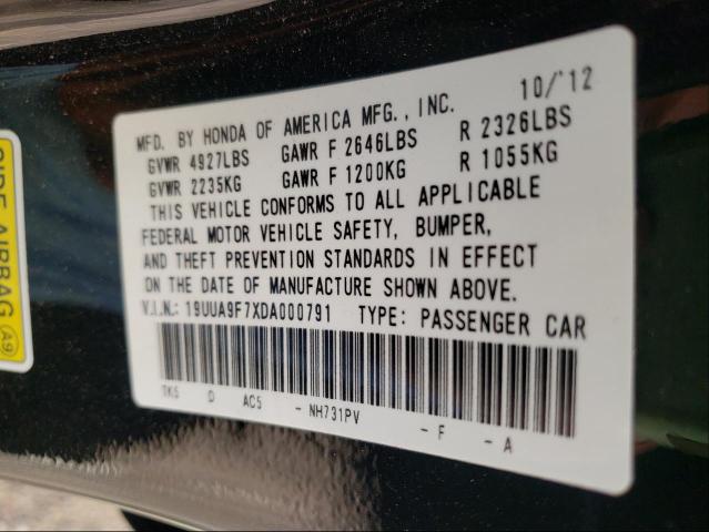 2013 ACURA TL ADVANCE 19UUA9F7XDA000791
