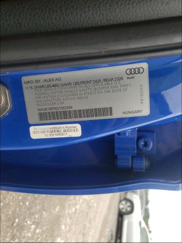 2016 AUDI S3 PREMIUM WAUB1GFFXG1062596