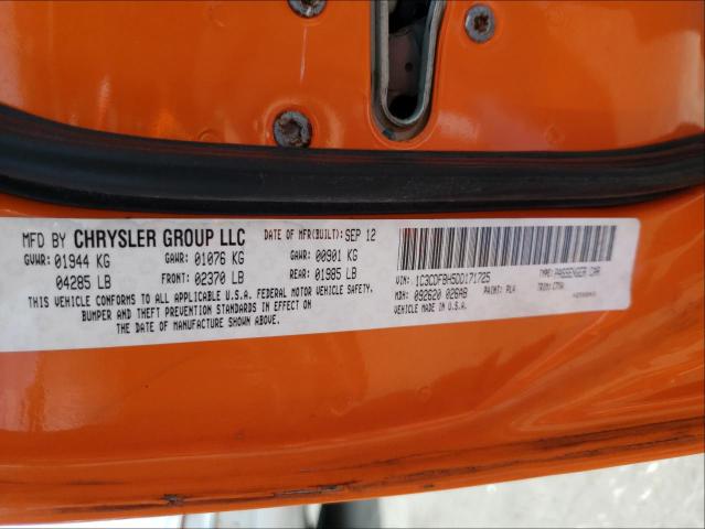 2013 DODGE DART 1C3CDFBH5DD171725