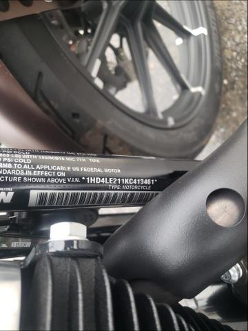 2019 HARLEY-DAVIDSON XL883 N 1HD4LE211KC413461