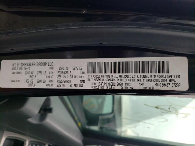 2012 JEEP LIBERTY LI 1C4PJMCK6CW116000