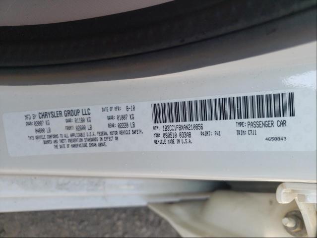 2010 DODGE AVENGER EX 1B3CC1FBXAN210856