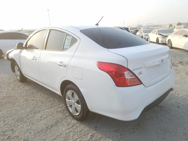 VIN: MDHBN7AD2LG713966 Auction: COPART UAE Lot: 56192821 Location: DUBAI INDUSTRIAL CITY - DUBAI MDHBN7AD2LG713966 NISSAN SUNNY 2020 WHITE Photo 3