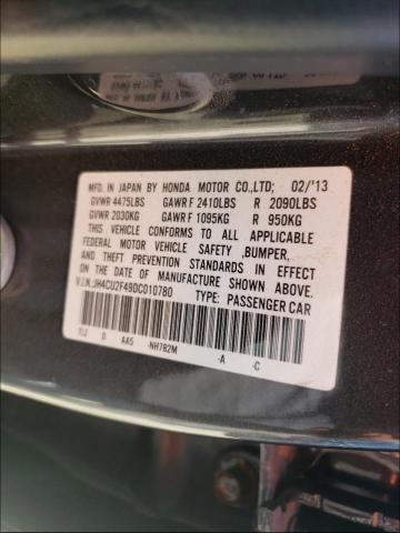 2013 ACURA TSX JH4CU2F49DC010780