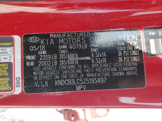 2018 KIA NIRO FE KNDCB3LC5J5195497