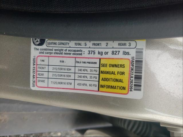 1FADP3K22JL282094 FORD FOCUS 2018