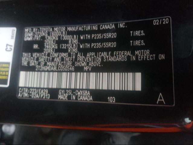 2020 LEXUS RX 450H 2T2HGMDA8LC050546