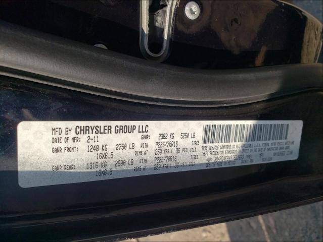 2011 DODGE JOURNEY EX 3D4PG4FB4BT521693