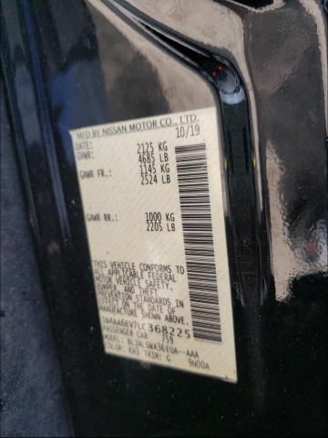 2020 NISSAN MAXIMA SR 1N4AA6EV7LC368225
