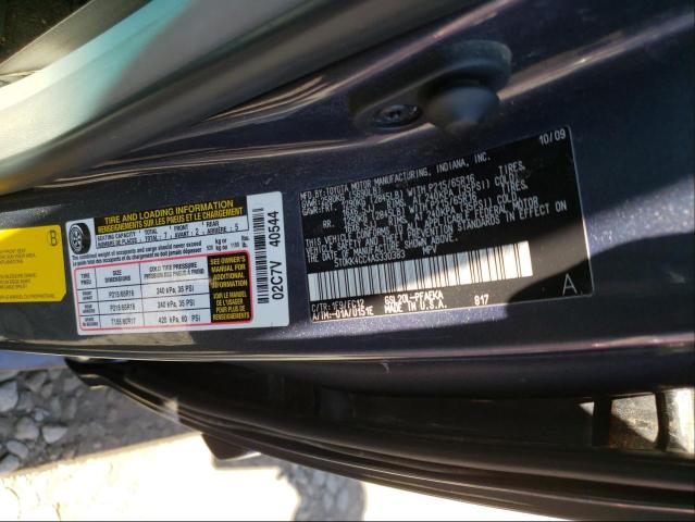 2010 TOYOTA SIENNA CE 5TDKK4CC4AS330383
