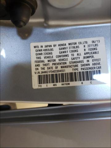 2014 ACURA RLX TECH JH4KC1F54EC004551