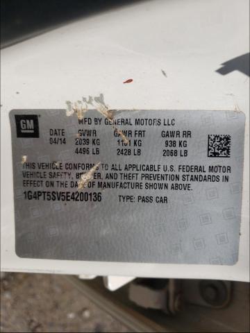 2014 BUICK VERANO PRE 1G4PT5SV5E4200136
