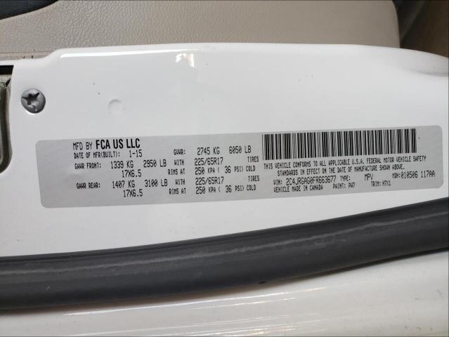 2015 DODGE TRADESMAN 2C4JRGAG0FR663677