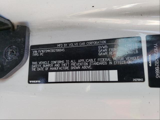 2011 VOLVO C30 T5 YV1672MK5B2196645