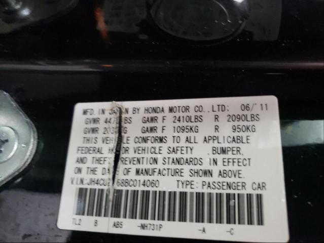 2011 ACURA TSX JH4CU2F68BC014060