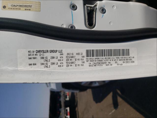 2012 JEEP PATRIOT LI 1C4NJPCB6CD553757