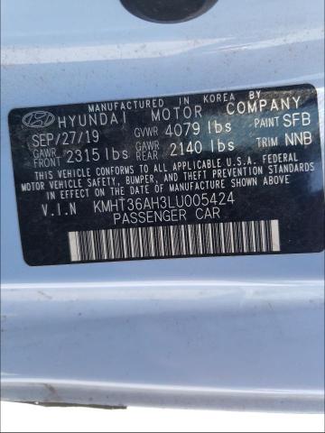 2020 HYUNDAI VELOSTER N KMHT36AH3LU005424