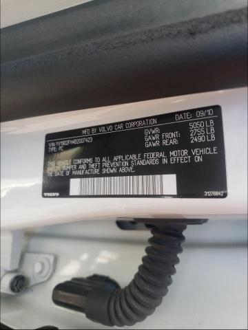 2011 VOLVO S60 T6 YV1902FH4B2007423
