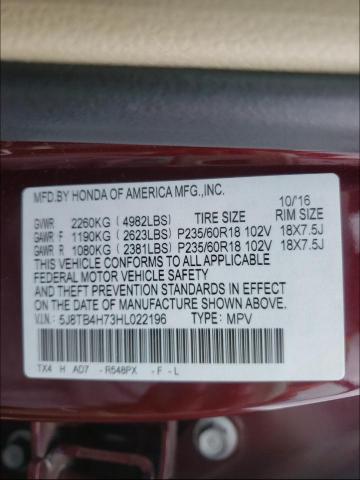 2017 ACURA RDX ADVANC 5J8TB4H73HL022196