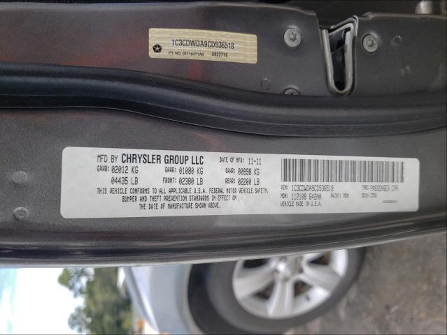 2012 DODGE CALIBER SX 1C3CDWDA9CD536518