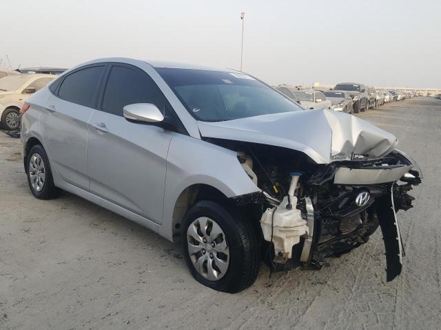 VIN: KMHCT41D6FU828810 Auction: COPART UAE Lot: 56930111 Location: DUBAI INDUSTRIAL CITY - DUBAI VIN: KMHCT41D6FU828810 HYUNDAI ACCENT 2015 SILVER Photo 1