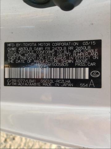 2015 LEXUS RC 350 JTHHE5BC6F5005805