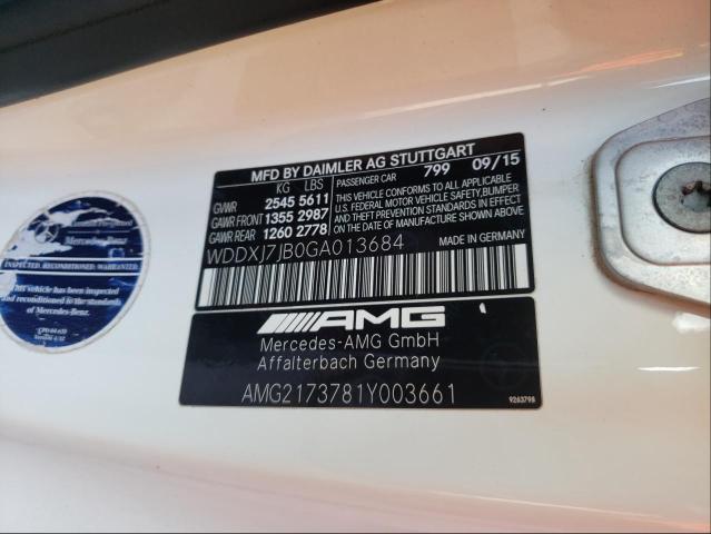 WDDXJ7JB0GA013684 Mercedes-Benz S-Class 2016. Фото: 9
