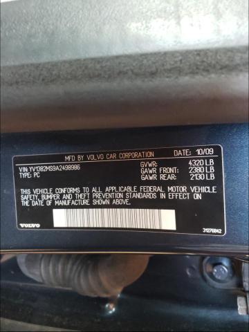 2010 VOLVO S40 2.4I YV1382MS9A2498986