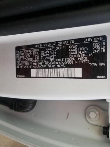 2019 VOLVO XC40 T5 MO YV4162UK1K2126883
