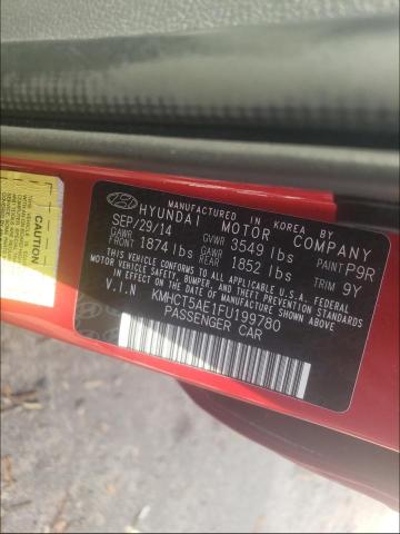 2015 HYUNDAI ACCENT GS KMHCT5AE1FU199780