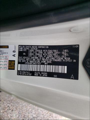 2010 TOYOTA FJ CRUISER JTEBU4BF2AK077637