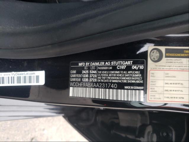 2010 MERCEDES-BENZ E 550 4MAT WDDHF9ABXAA231740