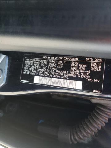 2017 VOLVO XC60 T6 DY YV449MRR9H2031051