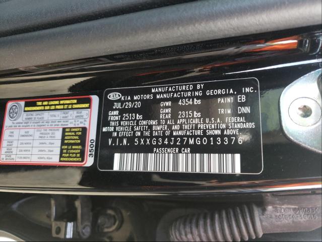 2021 KIA K5 EX 5XXG34J27MG013376