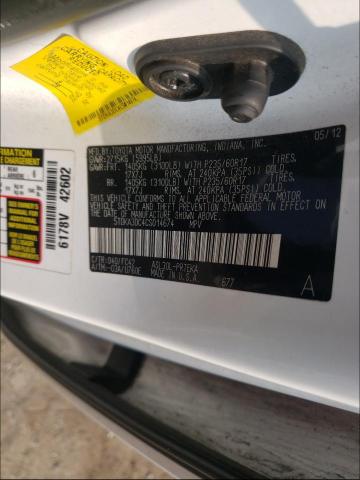 2012 TOYOTA SIENNA BAS 5TDKA3DC4CS014674