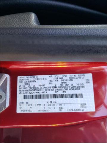 2015 LINCOLN MKC 5LMTJ2AH7FUJ18423