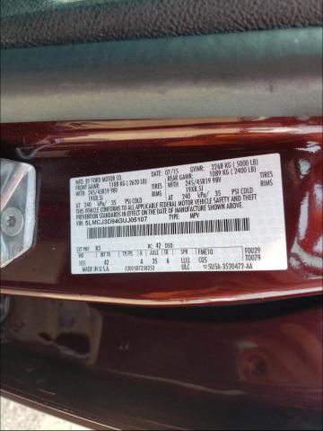 2016 LINCOLN MKC RESERV 5LMCJ3D94GUJ05107